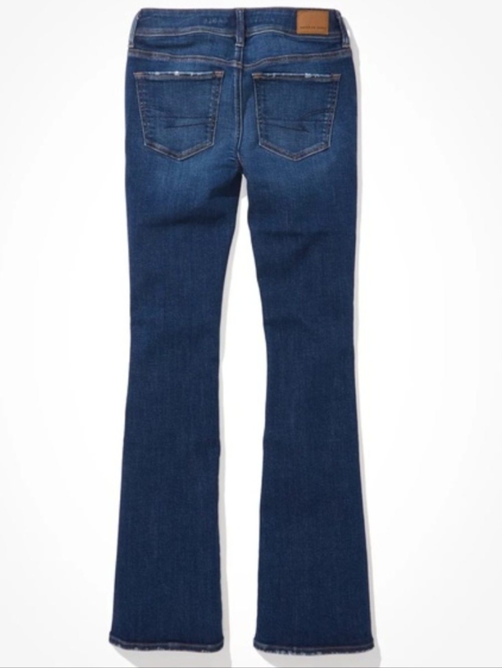 American Eagle Outfitters Dark Blue Bootcut Jeans Kick Boot Jeans 👖 12 short